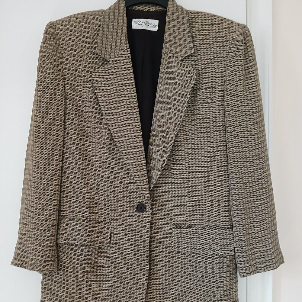 Vtg Paul Stanley women's relaxed fit lightweight blazer sz 2